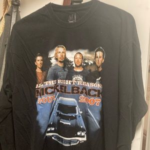 Nickelback Long Sleeve Tour Tee (unofficial)